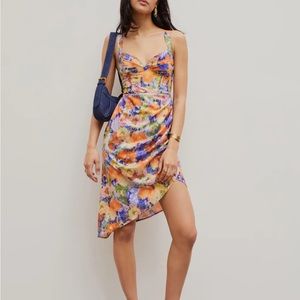 ❤️NWT Cider Asymmetric Hem Floral Midi Dress
